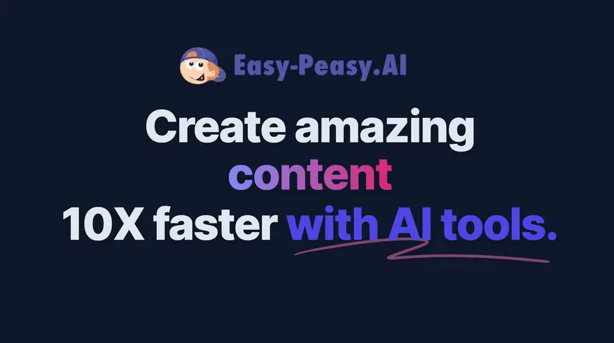 Read more about the article Easy-Peasy – AI Writer, Content Generator & Copywriting Assistant